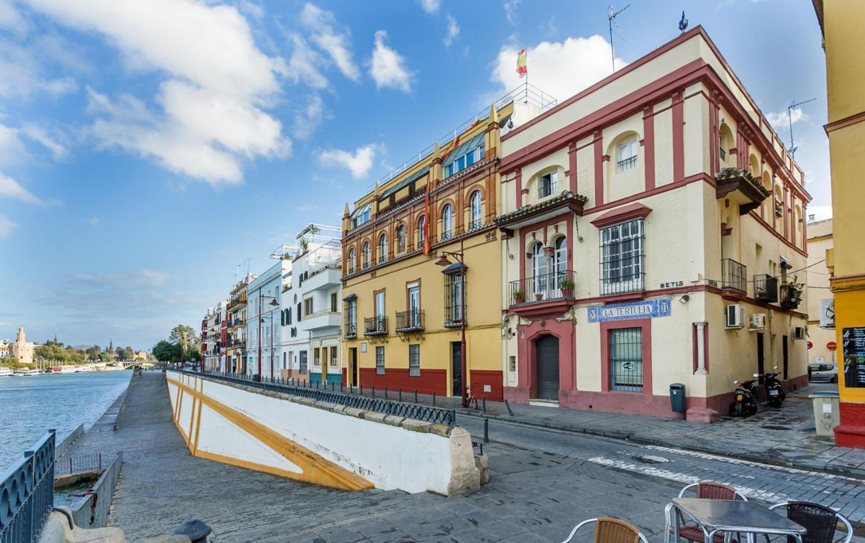 Sunterrace Loft-Triana'S Star, 10' From City Center! إشبيلية المظهر الخارجي الصورة